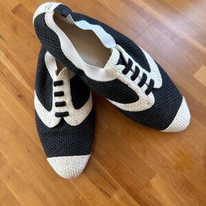 Rare Chanel Black and White Oxfords